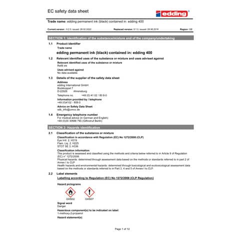 Permanentmarker 10 ST sortiert EDDING 4-400-10