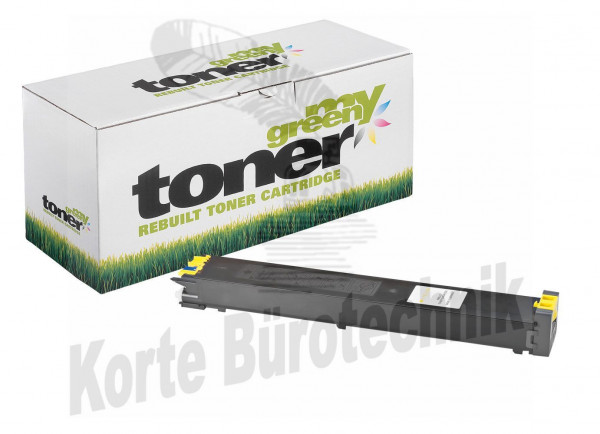 my green toner Toner-Kit gelb (210235) ersetzt MX-51GTYA