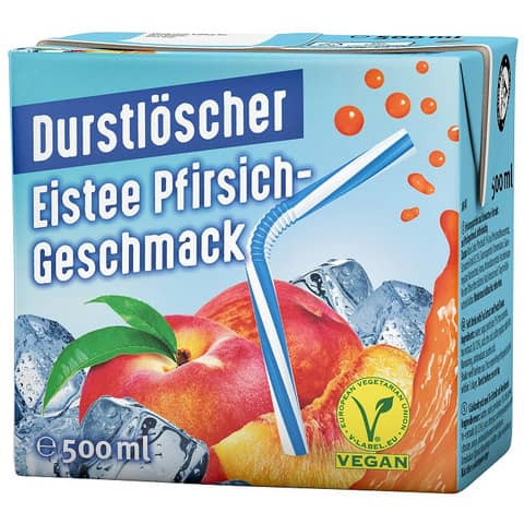 Eistee Pfirsich 12 x 0,5L DURSTLÖSCHER 14407