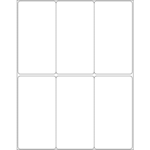 Etiketten 40x75mm 192 Stück weiß HERMA 2590 permanent haftend