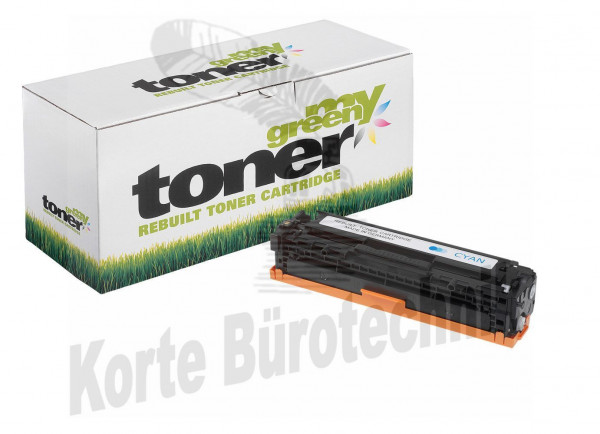 my green toner Toner-Kartusche cyan (131608) ersetzt 128A