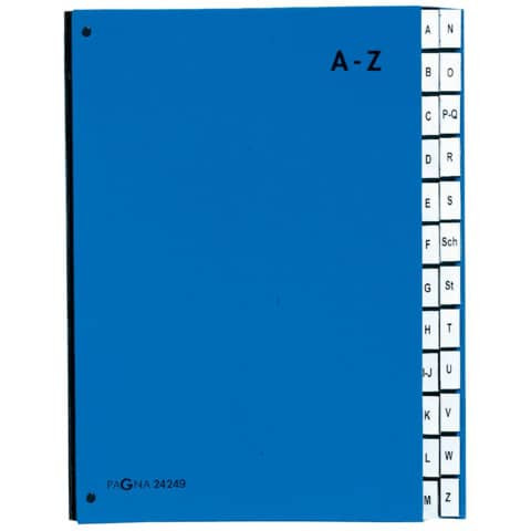 Pultordner A4 A-Z blau PAGNA 24249-02 24-teilig