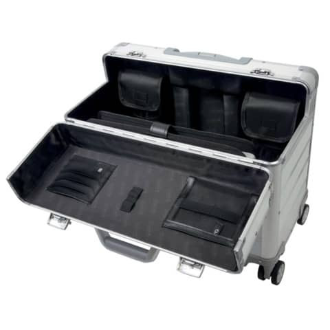 Pilotenkoffer Pandora silber matt ALUMAXX 45168 47x36x25cm