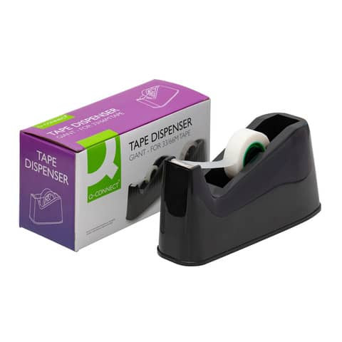 Tischabroller 25mmx66m schwarz Q-CONNECT KF11010 590994