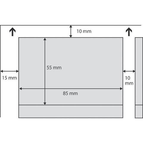 Visitenkarte 3C Farbverlauf bl 100 Kart. SIGEL DP746-3C Format 85x55mm 200g