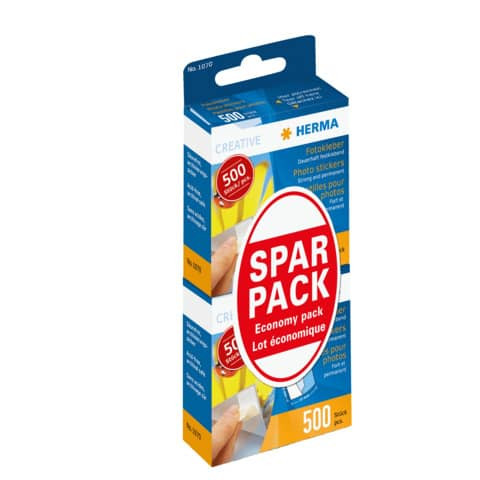 Fotokleber Sparpack 12x17 mm 2x 500 St. HERMA 1075 Doppelpack