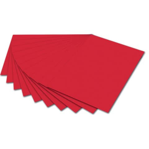Fotokarton A4 hochrot FOLIA 614/50 20 300g