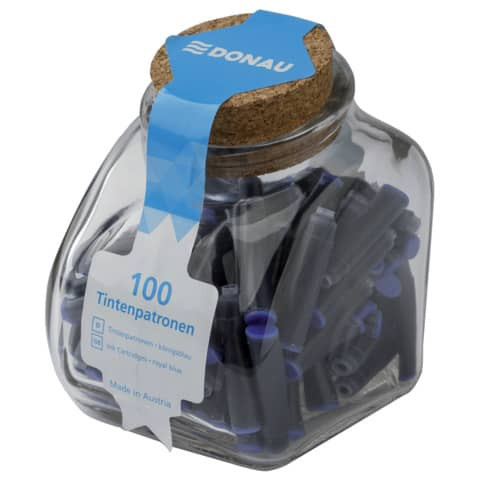 Tintenpatrone 100ST königsblau DONAU 4610000-10
