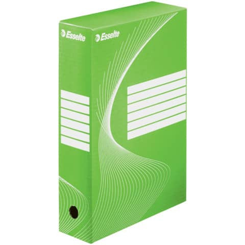 Archivbox 8cm grün ESSELTE 128414
