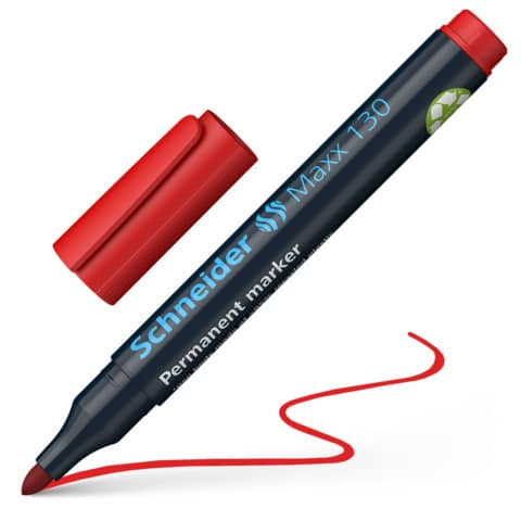 Permanentmarker Maxx 130 1-3mm rot SCHNEIDER 113002 Rundspitze