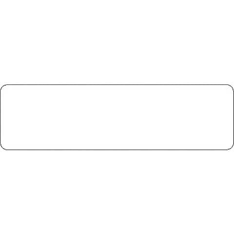 Frankieretiketten 135x38mm ws 1000 Stück ZWECKFORM 3435 doppelt permanent