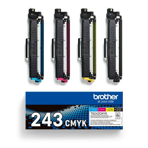 Rainbow Kit sw,c,m,y BROTHER TN243CMYK
