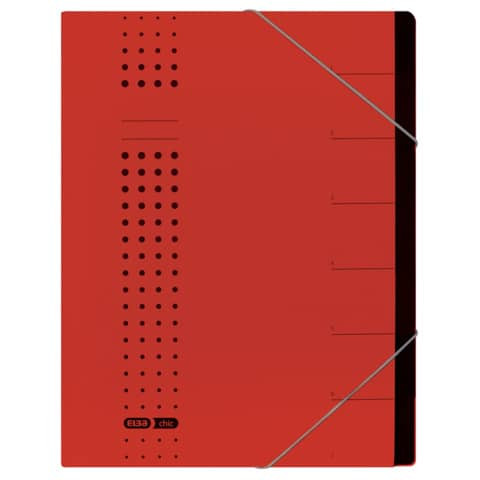 Ordnungsmappe Chic A4 7 Fächer rot ELBA 400002024 42495RO