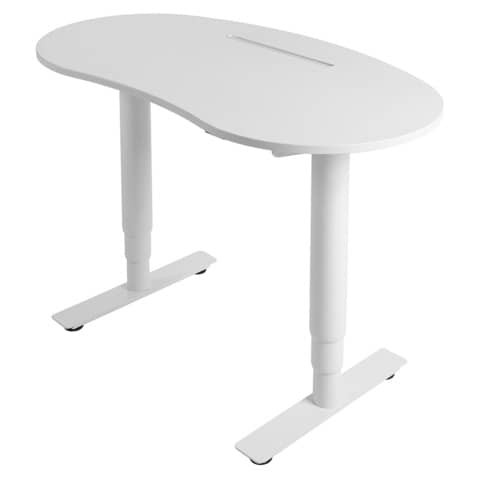 Schreibtisch Sitness X Up Table 10 Kids - Nierenform, Teleskopfüße