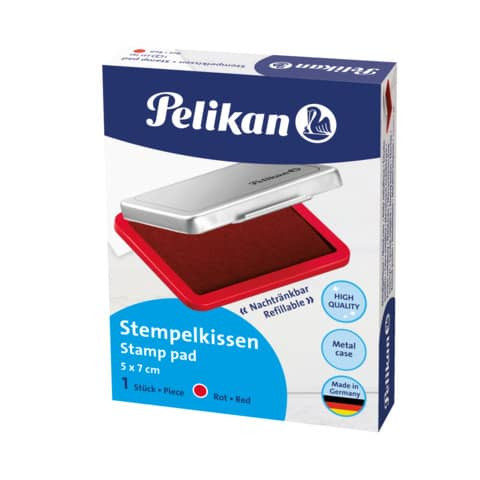 Stempelkissen Gr.3 rot PELIKAN 300004134 331181 5x7 Metall