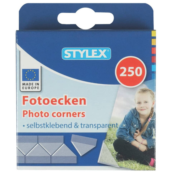 Fotoecken selbstklebend 250St TOPPOINT 31080