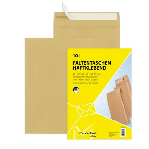 Versandtasche B4 10ST Natronk. braun MAILMEDIA 30002220 150g