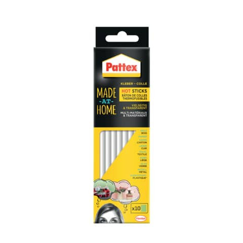 Klebepatrone Pattex trans.rund HENKEL 9H PMHHS 10St HotSticks