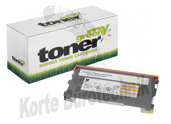 my green toner Toner-Kartusche gelb HC (160226) ersetzt C500H2YG