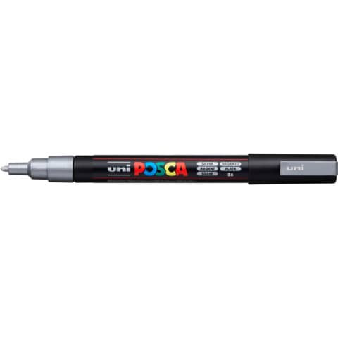 Pigmentmarker silber UNI-BALL 186582 PC-3M