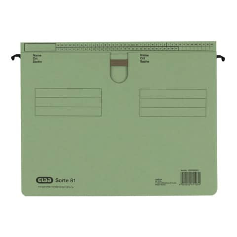 Hängehefter Sorte 81 grün ELBA 100555353
