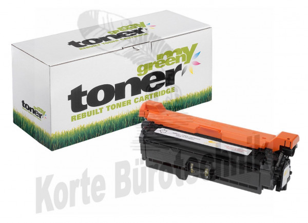 my green toner Toner-Kartusche gelb (131264) ersetzt 504A, 723