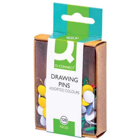Reissnägel 120ST fbg.sortiert Q-CONNECT KF02020