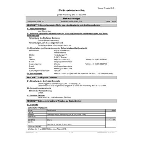 Glasreiniger Citro 5L MAXI 44909