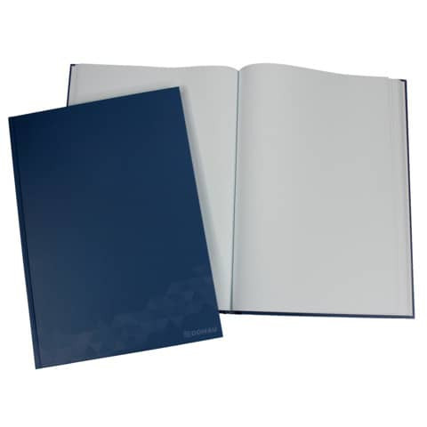 Geschäftsbuch unliniert blau DONAU 1340001-10 A4/96BL