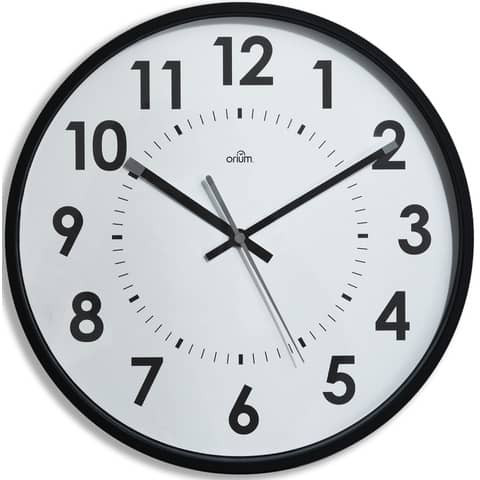 Wanduhr Quarz Ø 30cm schwarz/weiß CEP 2112440011 11244