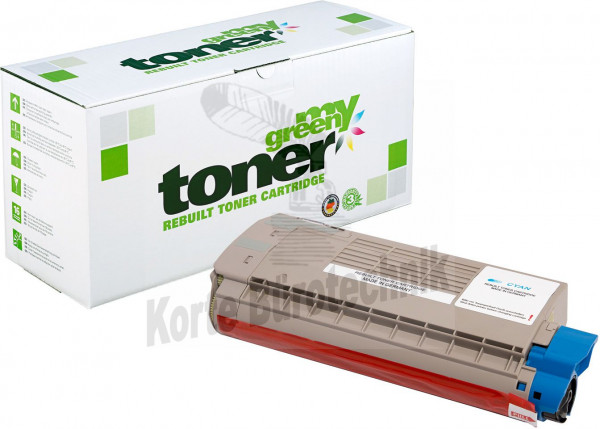 my green toner Toner-Kartusche cyan (182150) ersetzt 46507623