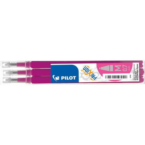 Tintenrollermine Frixion 0,4mm 3ST pink PILOT BLS-FR7-P-3 2261009F