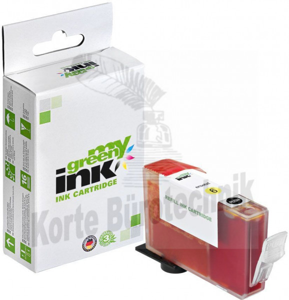 my green ink Tintenpatrone gelb (110122) ersetzt BCI-3EY, BCI-6Y