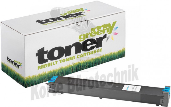 my green toner Toner-Kit cyan (210266) ersetzt MX-27GTCA