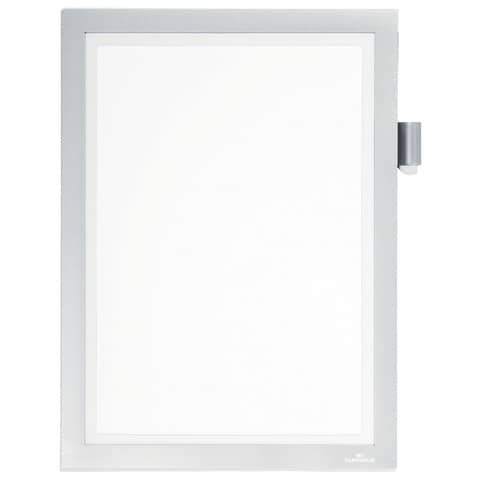 Info-Rahmen A4 metallic silber DURABLE 4989 23