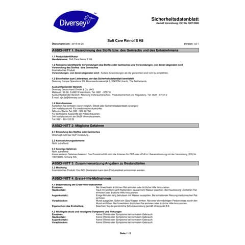 Handwaschpaste Soft Care Reinol 0.5L REINOL 100902865