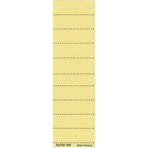 Beschriftungsschild gelb LEITZ 1901-00-15 100ST