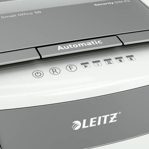 Aktenvernichter IQ P4 grau/weiß LEITZ 8035-00-00 Small Office 50