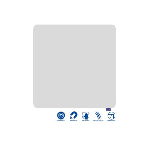 Whiteboardtafel Essence 120x120cm weiß LEGAMASTER 7-107072 rahmenlos