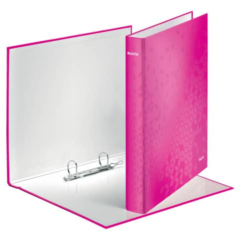 Schulordner A4 Wow+ pink metallic LEITZ 4241-00-23