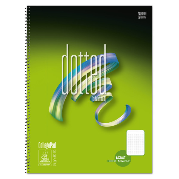 Collegeblock A4 80 Blatt punktkariert ws URSUS STYLE 608548000 Dotted Struktur