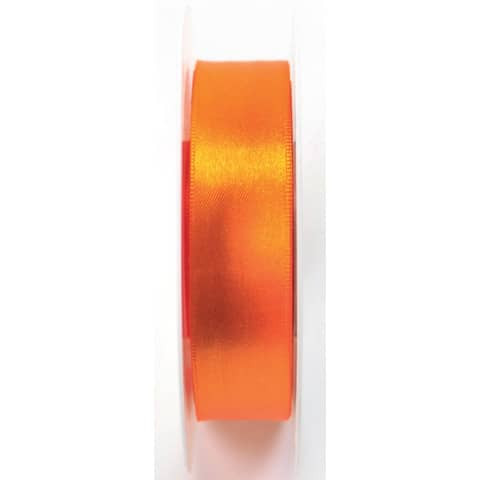 Doppelsatinband 25mmx25m orange 8172025400025