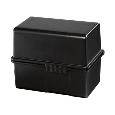 Karteikasten A8 300ST schwarz HAN 978-13 Kt+Reg,