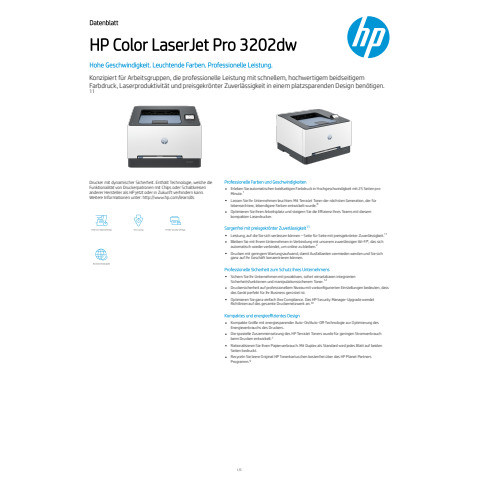 HP Color LaserJet Pro 3202dw HP 499R0F#B19 122098