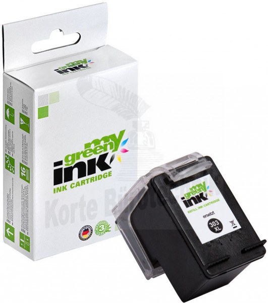 my green ink Tintenpatrone schwarz (136795) ersetzt T6N04AE, 303XL