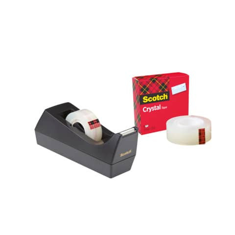 Tischabroller Spar Set SCOTCH SC1 C38+1Crystal Tape