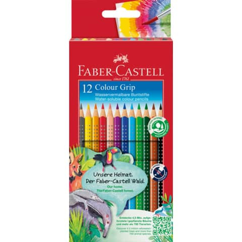 Farbstiftetui Grip 2001 12ST FABER CASTELL 112412