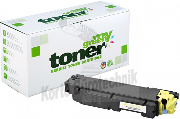 my green toner Toner-Kit gelb (271168) ersetzt PK-5019Y