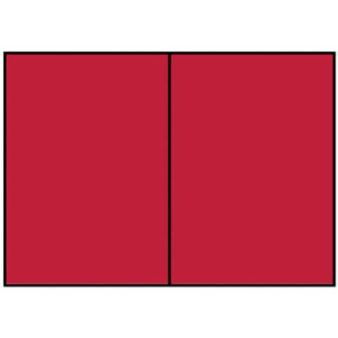 Briefkarte Paperado A6 HD PL rot matt RÖSSLER 16407036 105x148mm gerippt