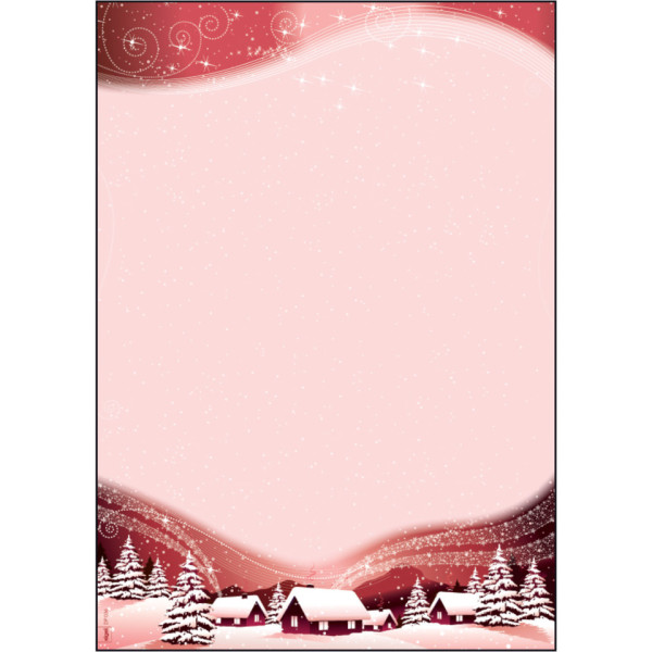 Weihnachts-Motiv-Papier Silent Night, A4, 90g/m², 100 Blatt SIGEL DP036